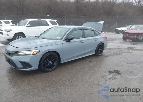 2022 Honda Civic Sport z USA, uszkodzony, nr VIN 2HGFE2F59NH581139